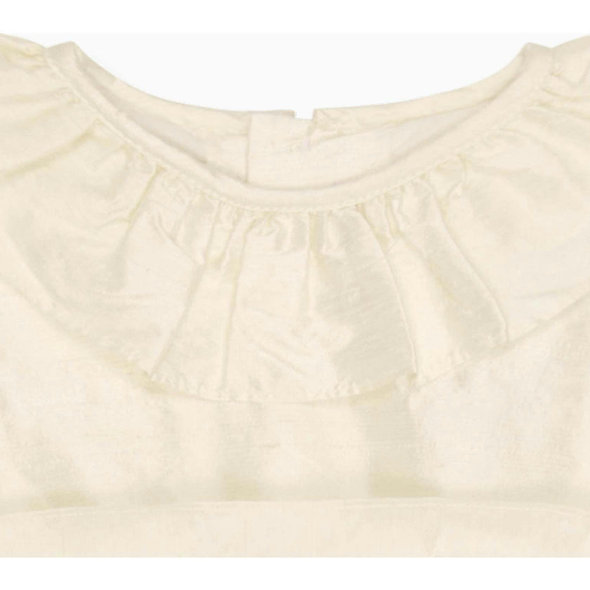 Ivory Azalea Ceremony Silk Girl Dress