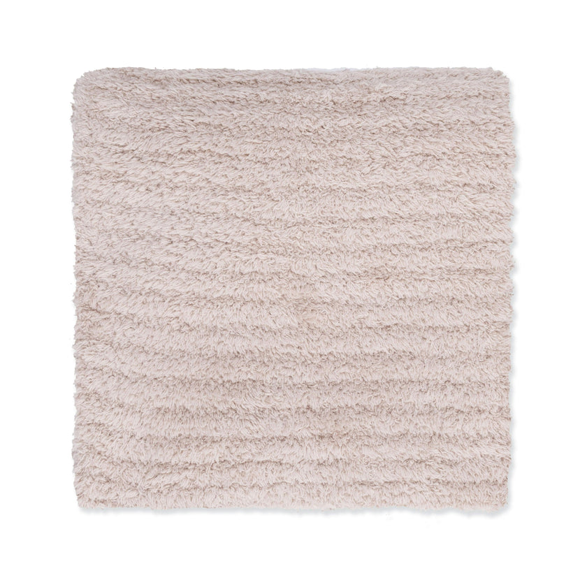 Chenille - Stone Blanket with Striped Texture