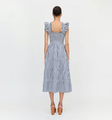 The Ellie Nap Dress - Navy Stripe