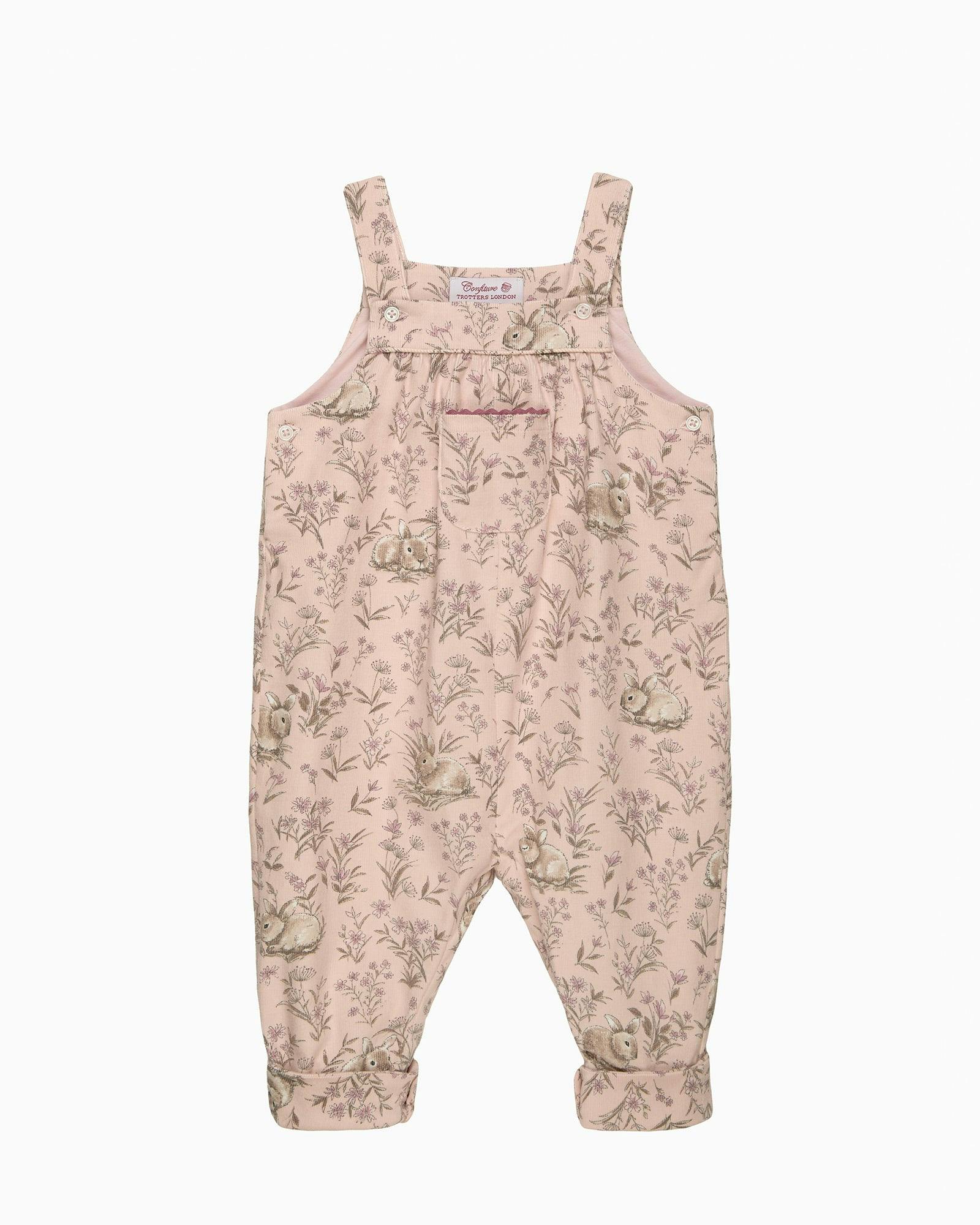 Baby Cord Bunny Overalls