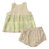 Baby Girls Jaipur 2-PC Set - Citrus Garden Border