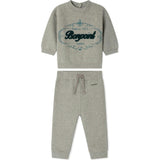 BONPOINT Soft Melange Baby Set - Vert De Gris