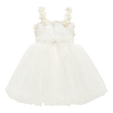White Rose Campanula Dress