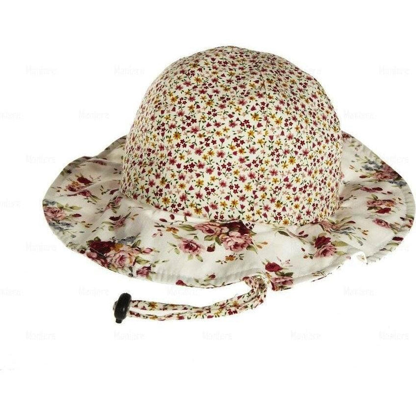 Floppy 2-Shade Drawstring Hat