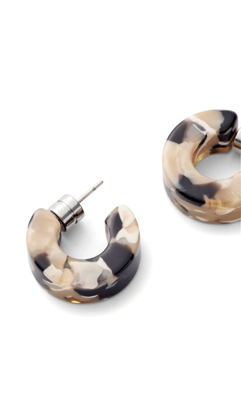 Muse Hoops in Abalone