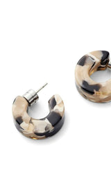 Muse Hoops in Abalone
