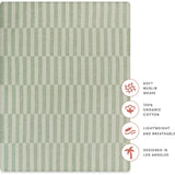 All-Stages GOTS Certified Organic Muslin Cotton Midi Crib Sheet