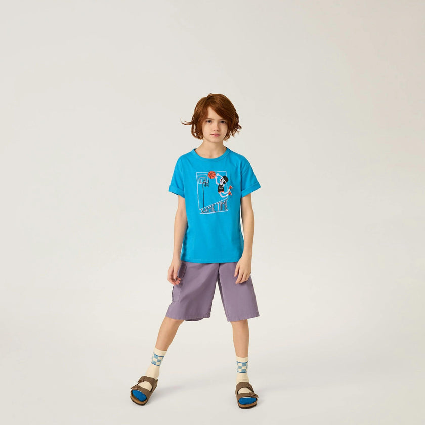 Organic Weekend Tee in Bodega Blue