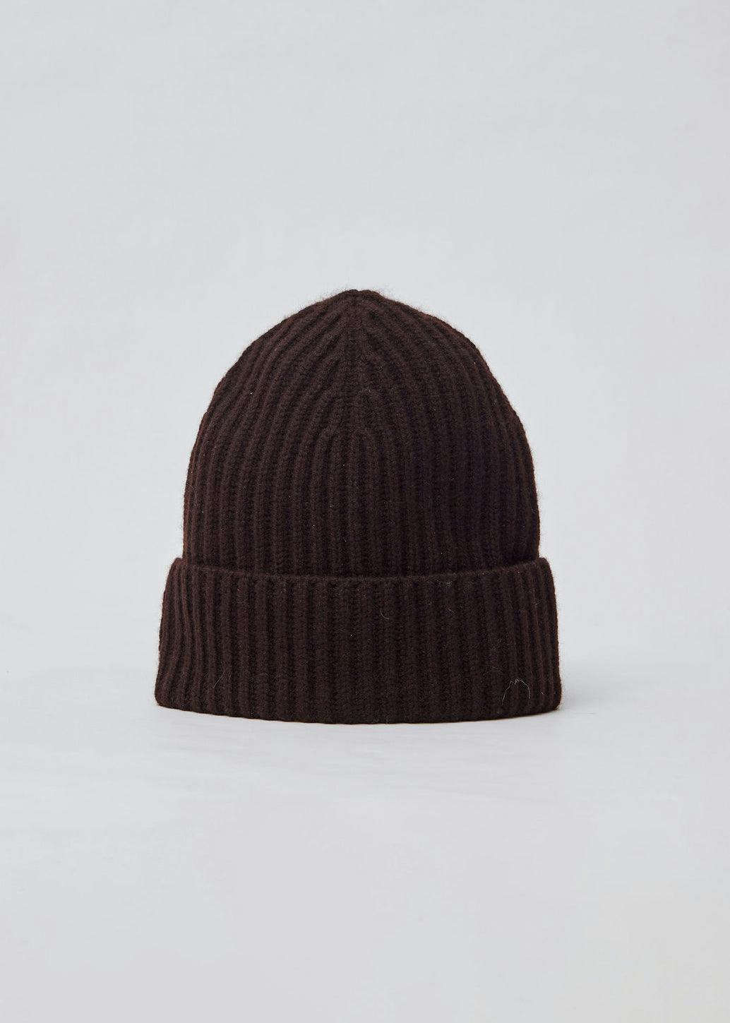 Cashmere Rib Beanie