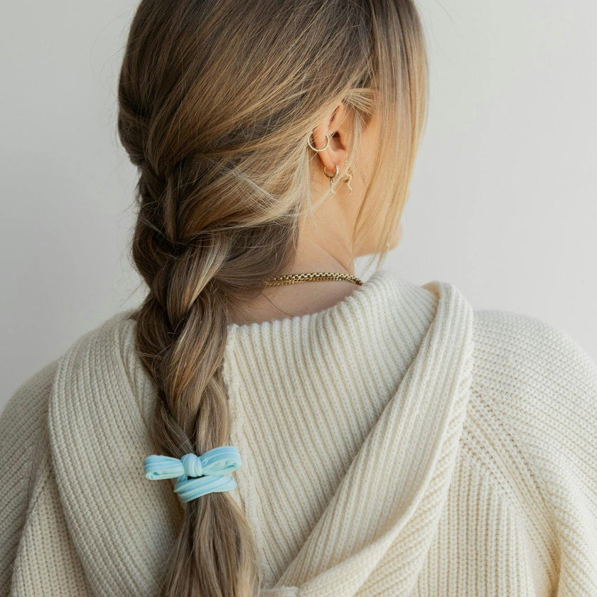 BOW SLICK BACK PONYTAILS (PACK OF 3)