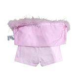Pink Feather Sweat Suit