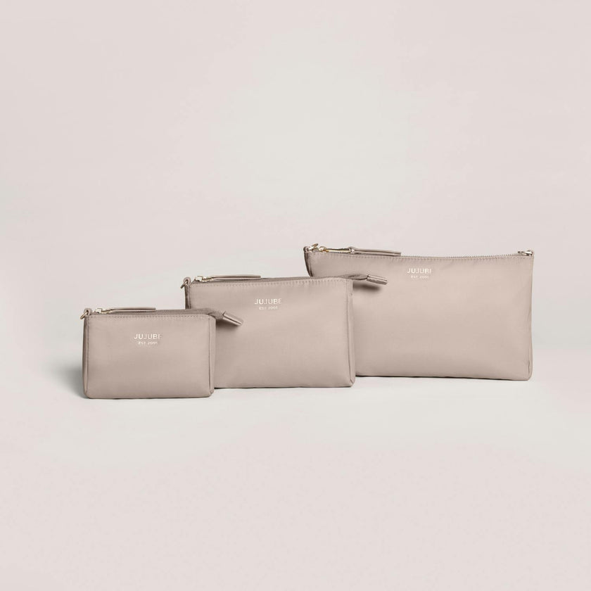 Diaper Bag-Fit 3-Piece Pouch Set