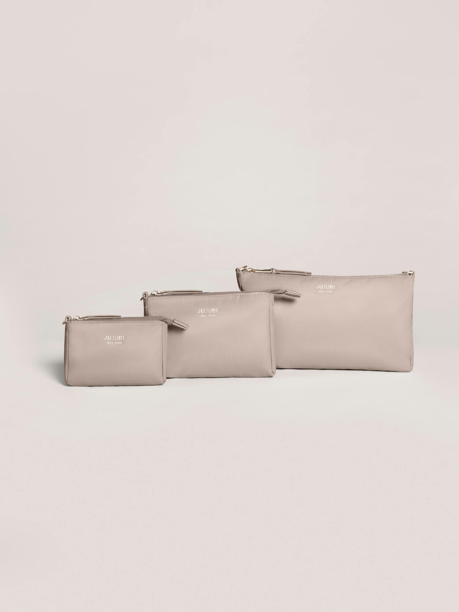 Diaper Bag-Fit 3-Piece Pouch Set