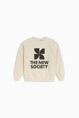 TNS Logo Sweatshirt Whisper White Melange