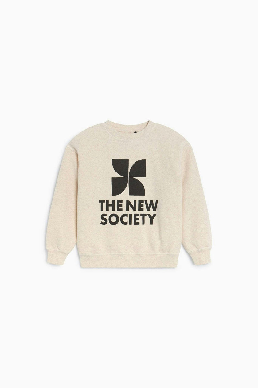 TNS Logo Sweatshirt Whisper White Melange