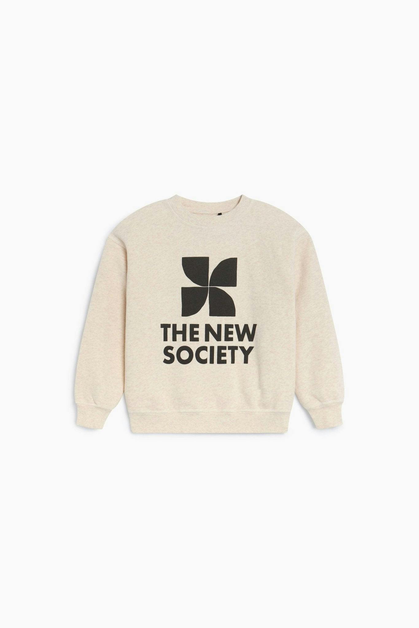 TNS Logo Sweatshirt Whisper White Melange
