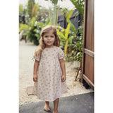 Rose Dot Short Sleeve Dress