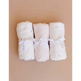 Pink Stripe Swaddle and Lovey Set, Pink Bunny