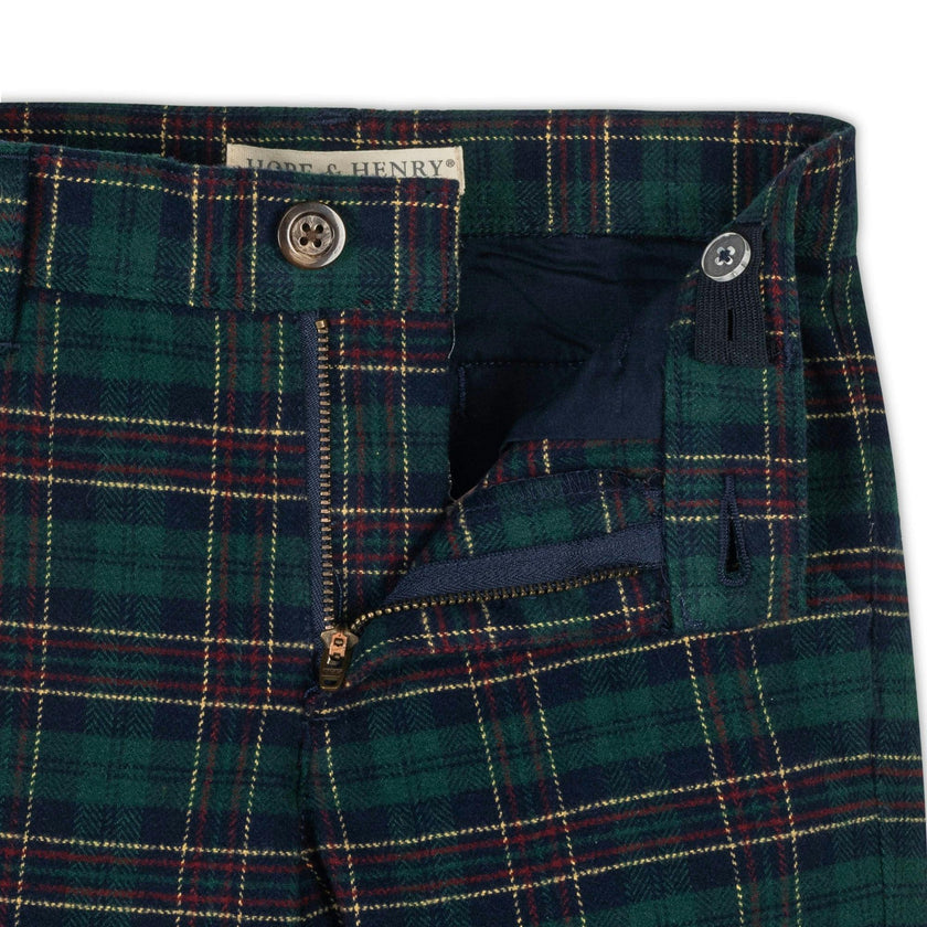 Organic Brushed Suit Pant - Baby