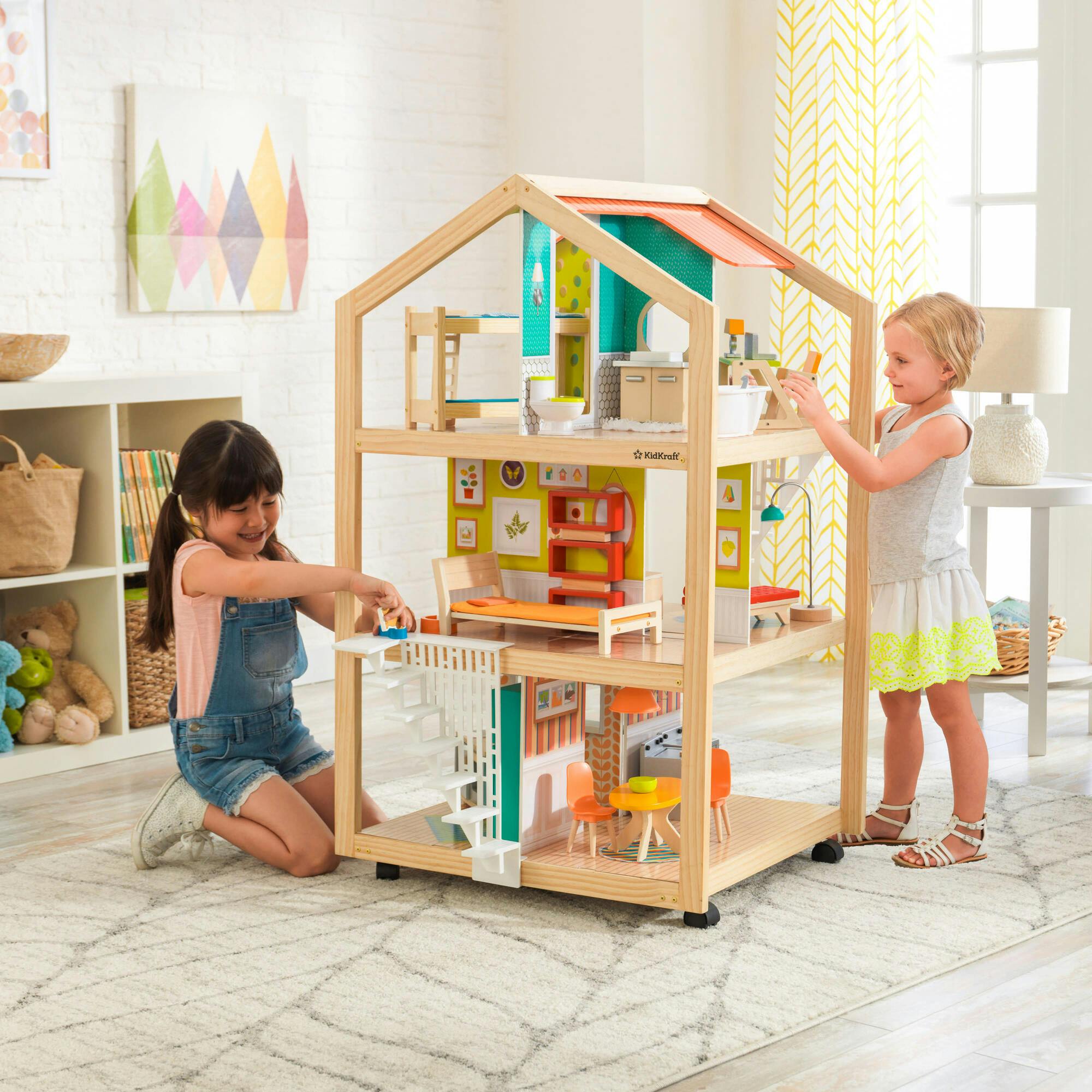 So Stylish Mansion Dollhouse with EZ Kraft Assembly™