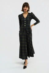 Kelly Top - Glade Plaid
