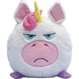 Hangry Petz: Luna - 12" White-Pink-Purple Animal Plush