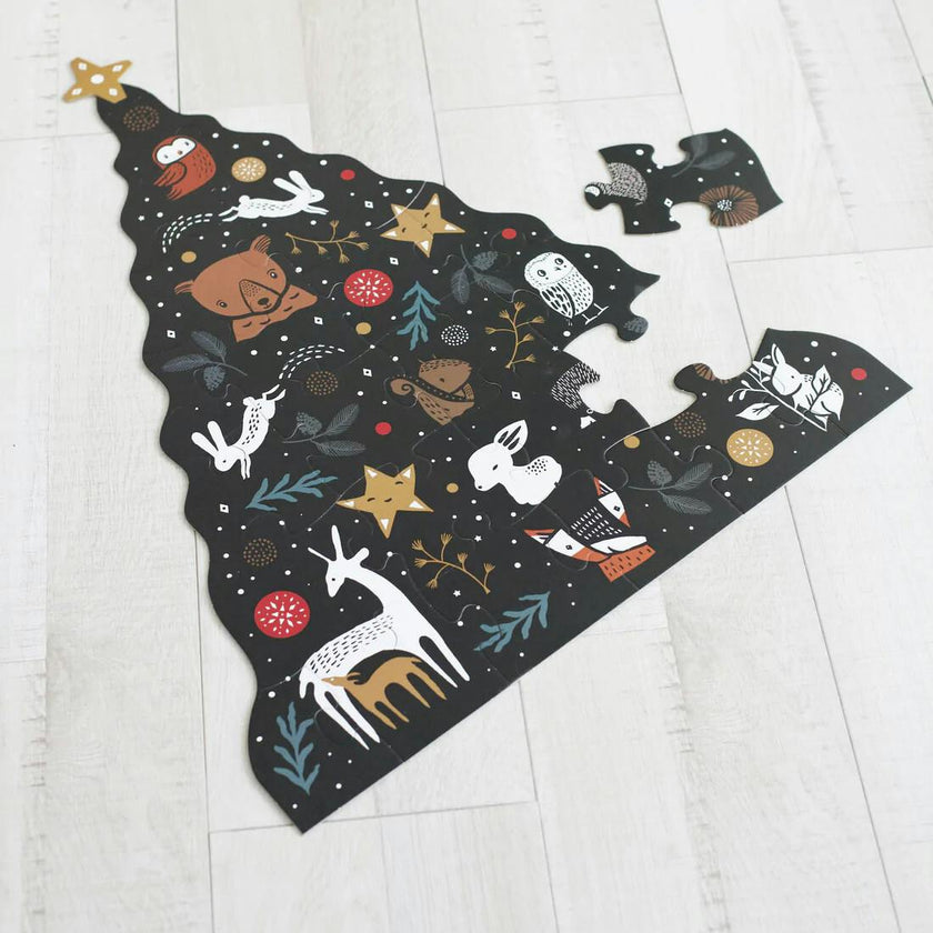 CHRISTMAS TREE FLOOR PUZZLE