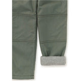 Cozy Does It Elastic Waist Drawstring Lined Pants, Green