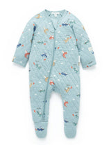 Quilted Growsuit Dragon Print