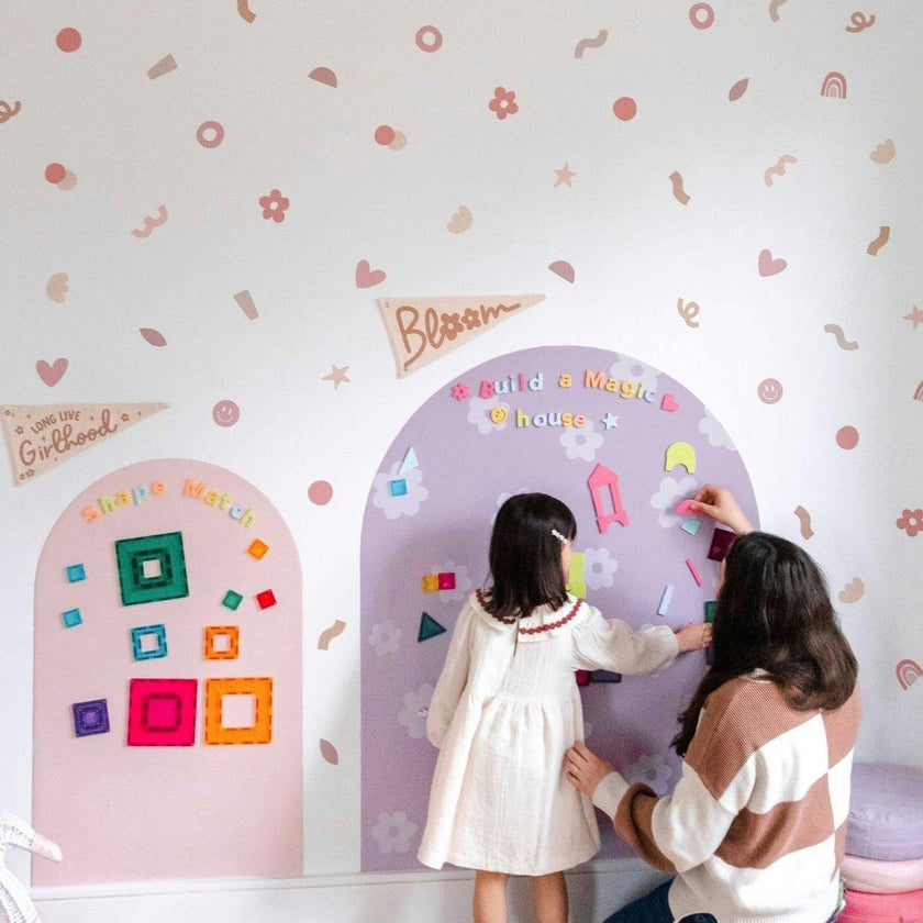Peel & Stick Fabric Wall Stickers