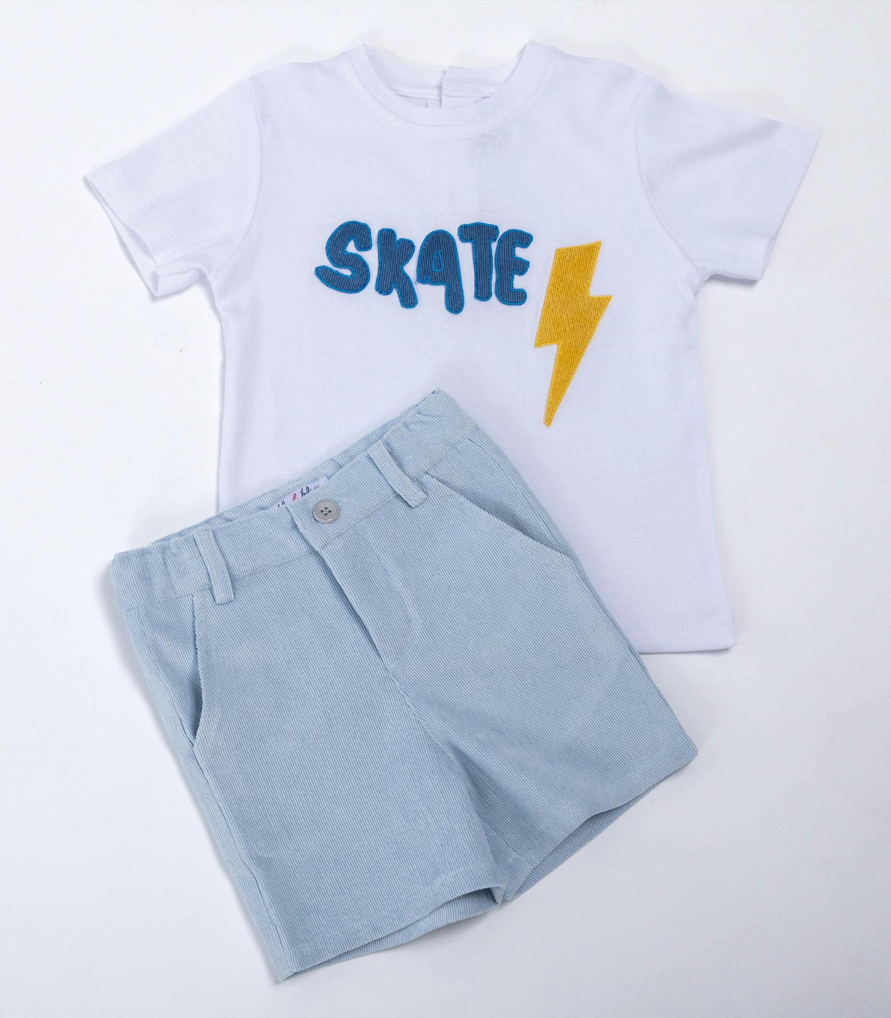 Bob Baby Boy Shorts, Sky Blue
