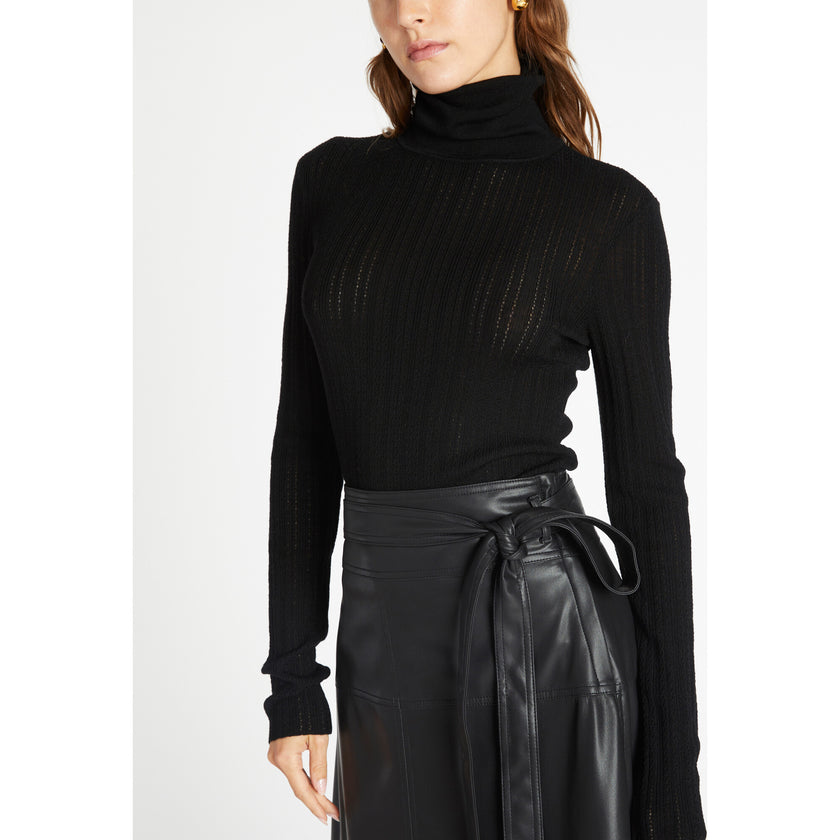 Women's Kayden Knit Top, Black