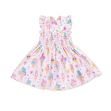 Ice Cream Fun Crew - Smocked Top with Bloomer