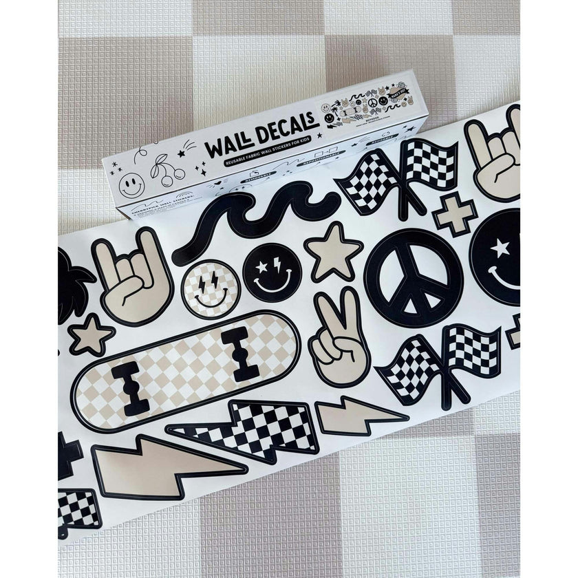 Peel & Stick Fabric Wall Stickers