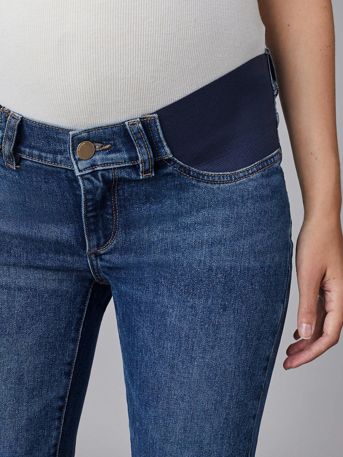 Patti Straight Maternity Vintage Jeans | Seaborn Raw