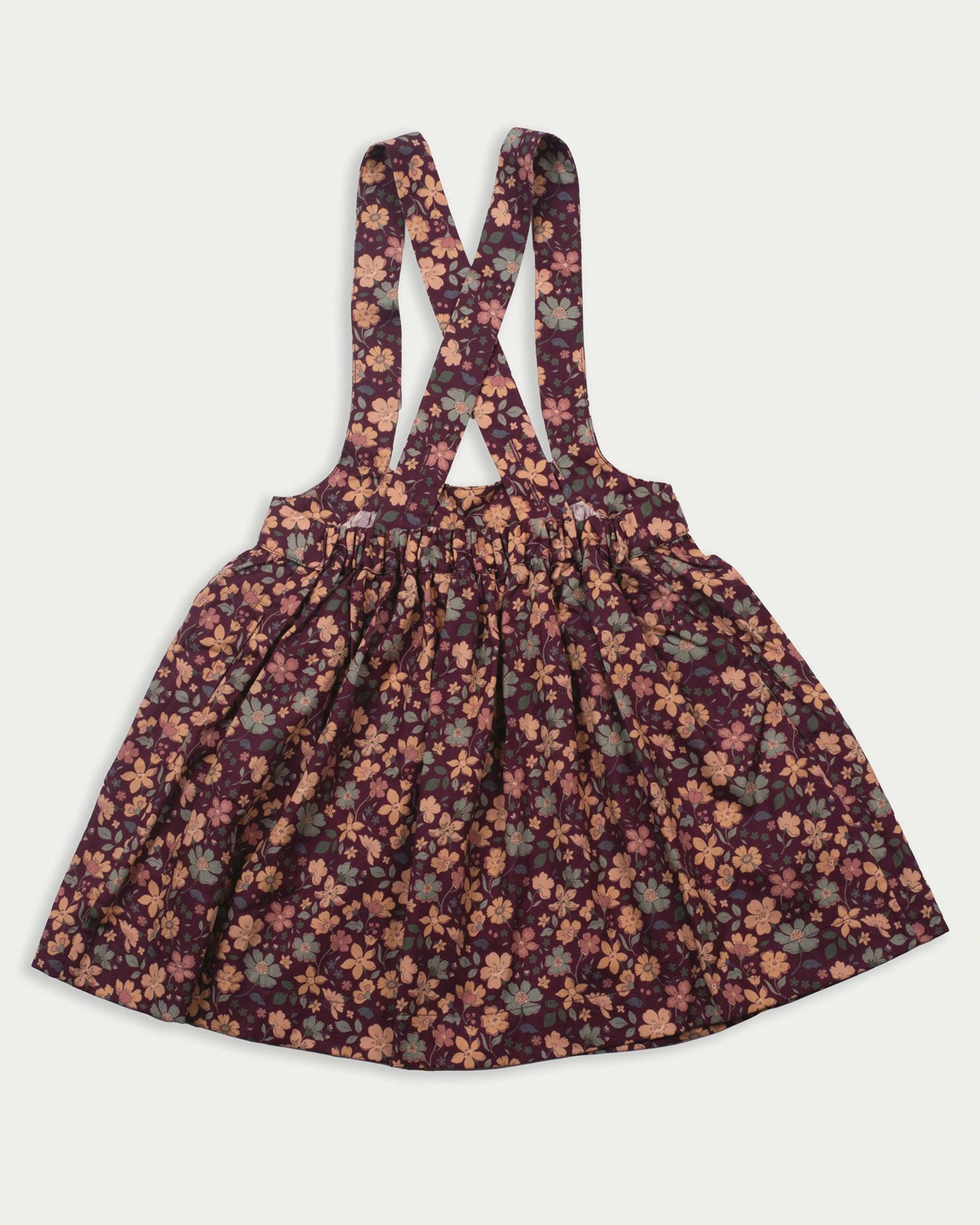 Annie Skirt - Garden Flowers Plum