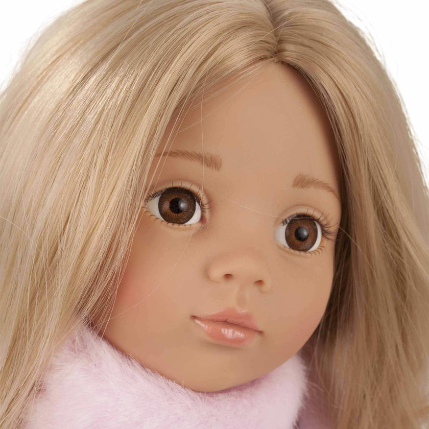 Happy Kidz Emily "Goes to the Cinema" Doll - 19" Multi-Jointed Standing Doll Playset