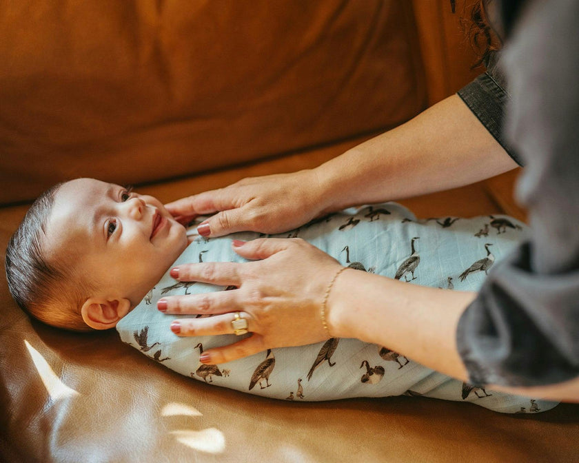 Island Leaf Organic Cotton Swaddle