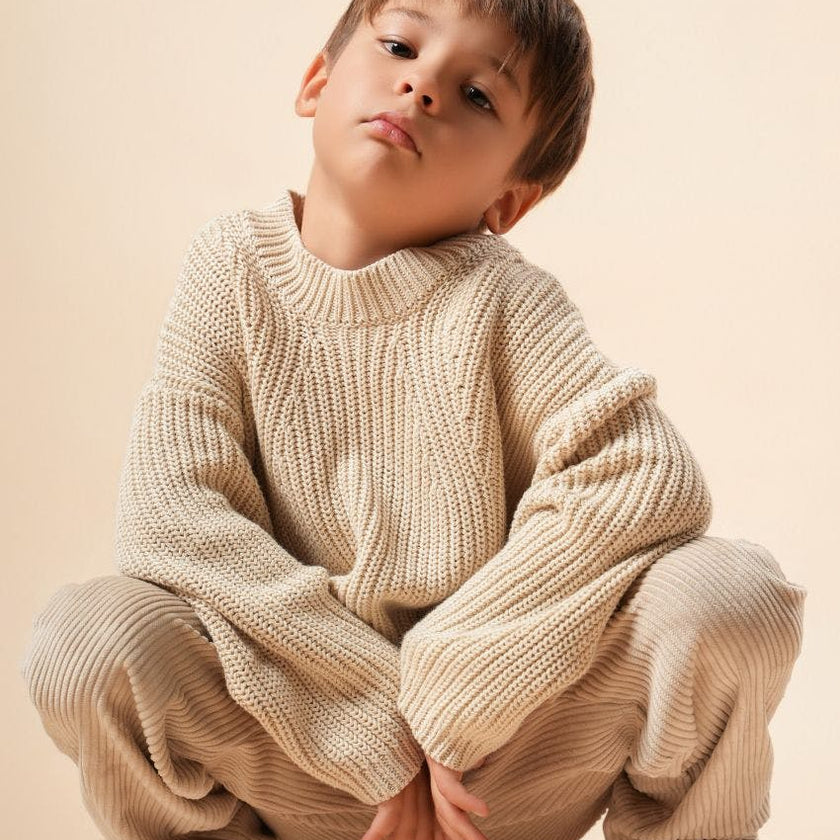 Organic Cotton Knit Sweater