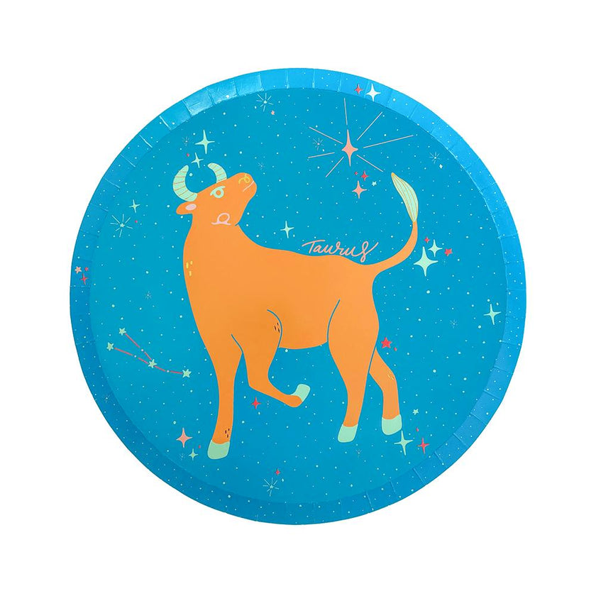 Zodiac Taurus Dinner Plates