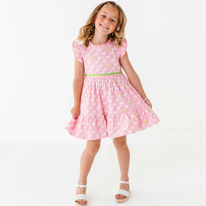Puppies Ruffle Dress