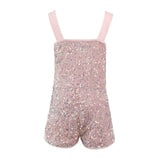 Pretty in Pink Sequin Overalls