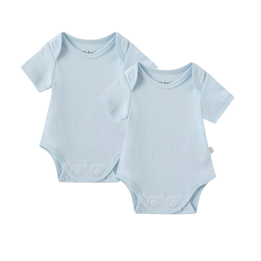 Magnetic Baby Bodysuit 2-Pack - Blue