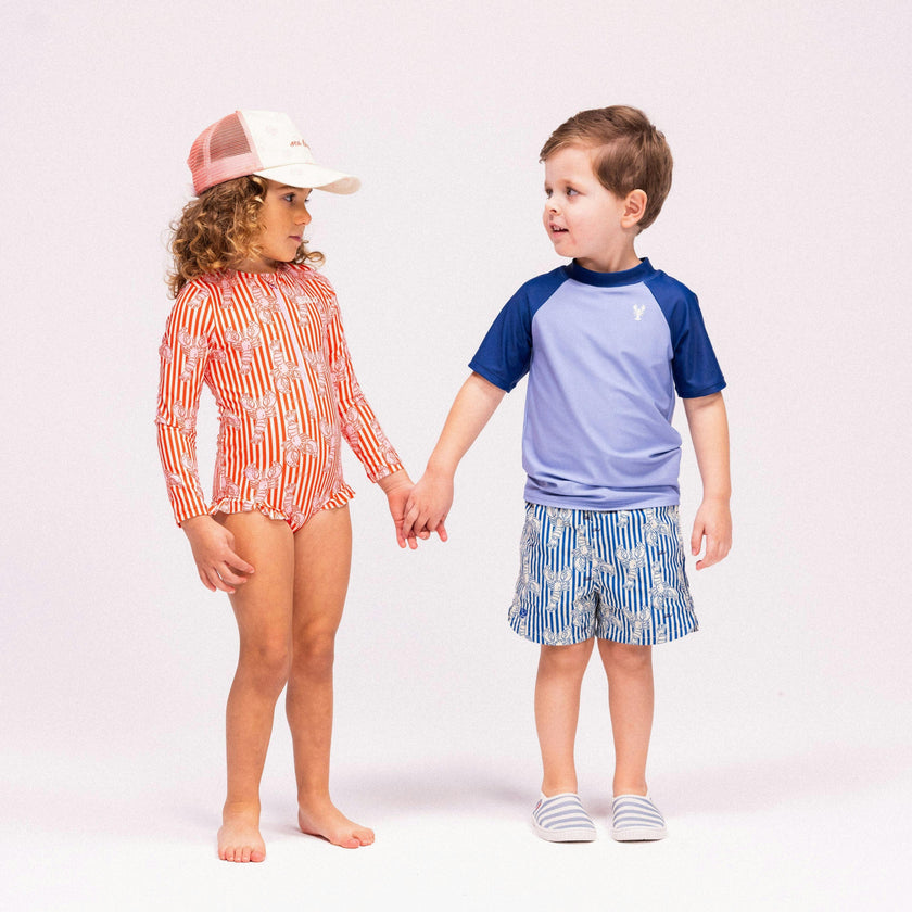 Swim Shorts - Blue - Lobster Bay