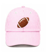 Football Bow Baseball Hat