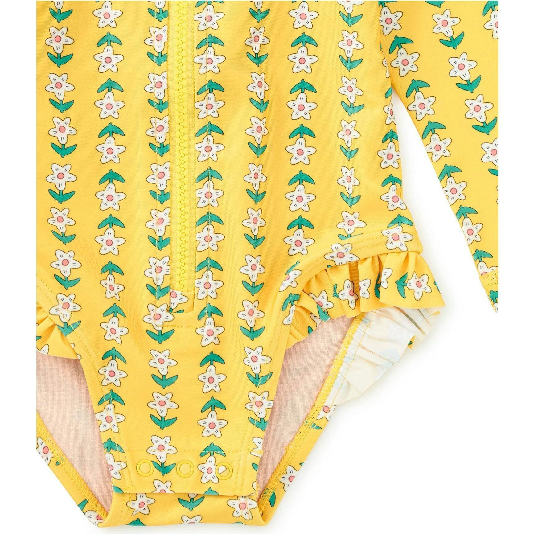 Rash Guard Baby Swimsuit, Yellow