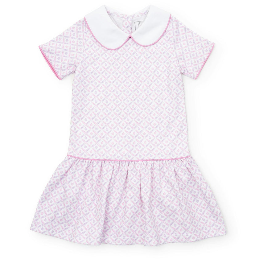 Libby Girls' Dress School Plaid Pink