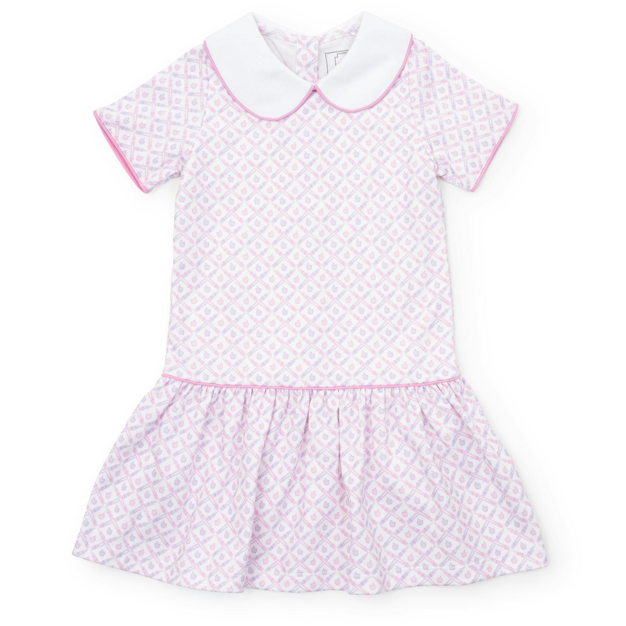 Libby Girls' Dress School Plaid Pink