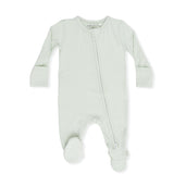 Solid Bok Choy - 2 Way Zipper Footie