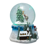 Kurt Adler 100MM Musical Santa, Snowman & Tree Snow Globe